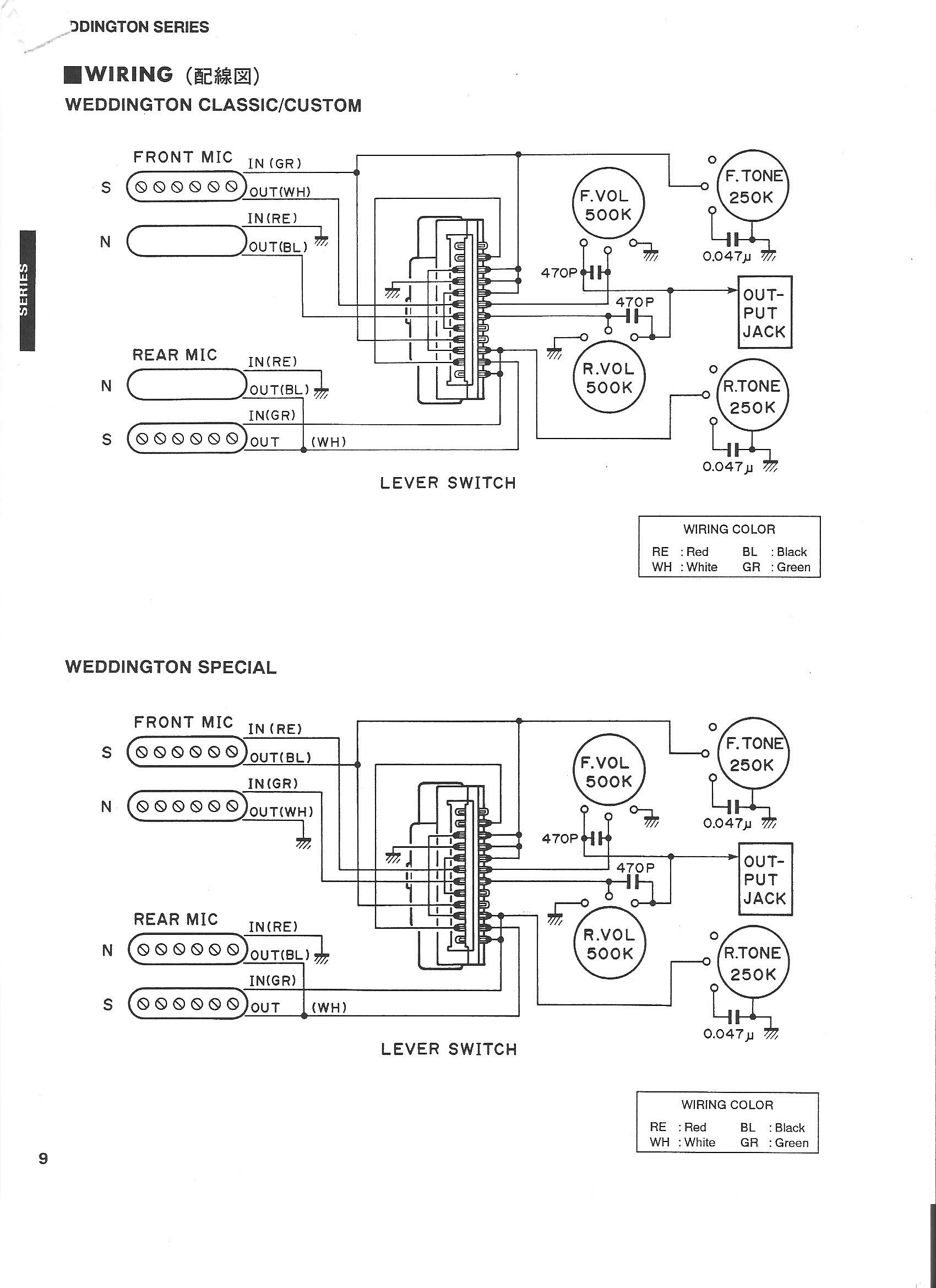 Yamaha Weddington Guitars Alston Guitars Kit Wiring Diagram #28 At Electric Guitar Kits